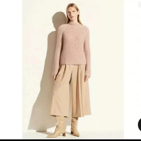 NWT size large Vince Women's Marled Raglan Rib Knit Pullover Sweater - Picture 1 of 6